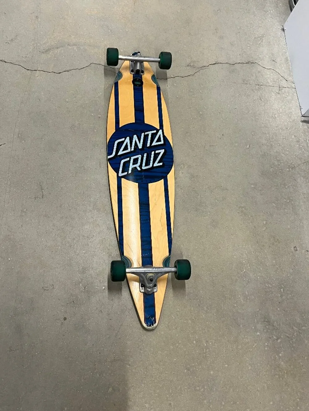Santa Cruz Mahaka Blue Cruzer Pintail Complete Longboard